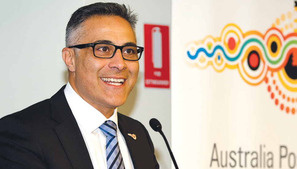 Managing Director and Group CEO, Ahmed Fahour, speaking at Australia Post community function.