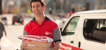 Post courier driver