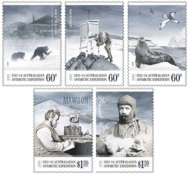polar expedition stamps