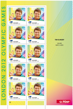 Olympic Gold Medal Postage Stamps 2012