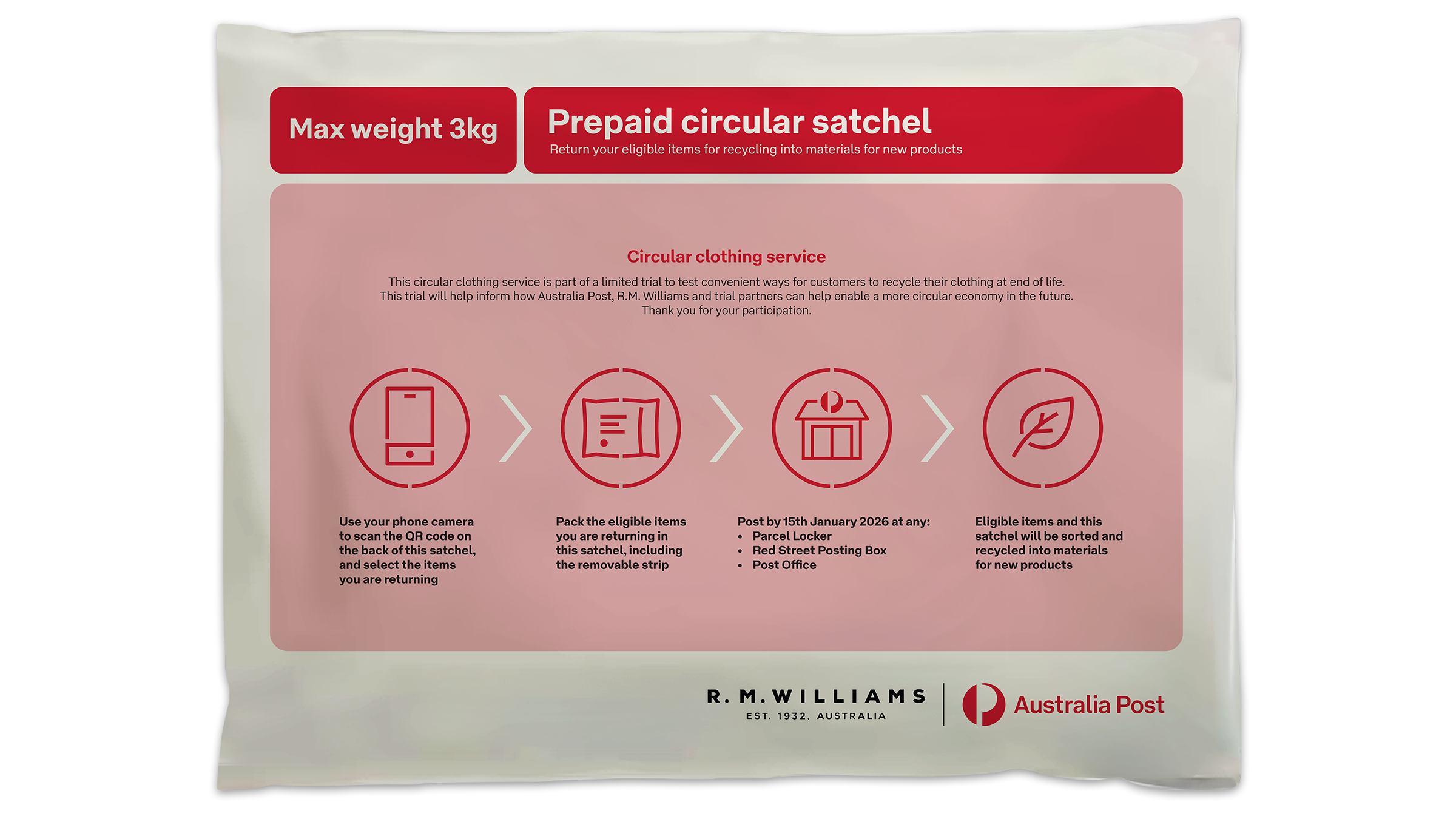 Image of a circular satchel