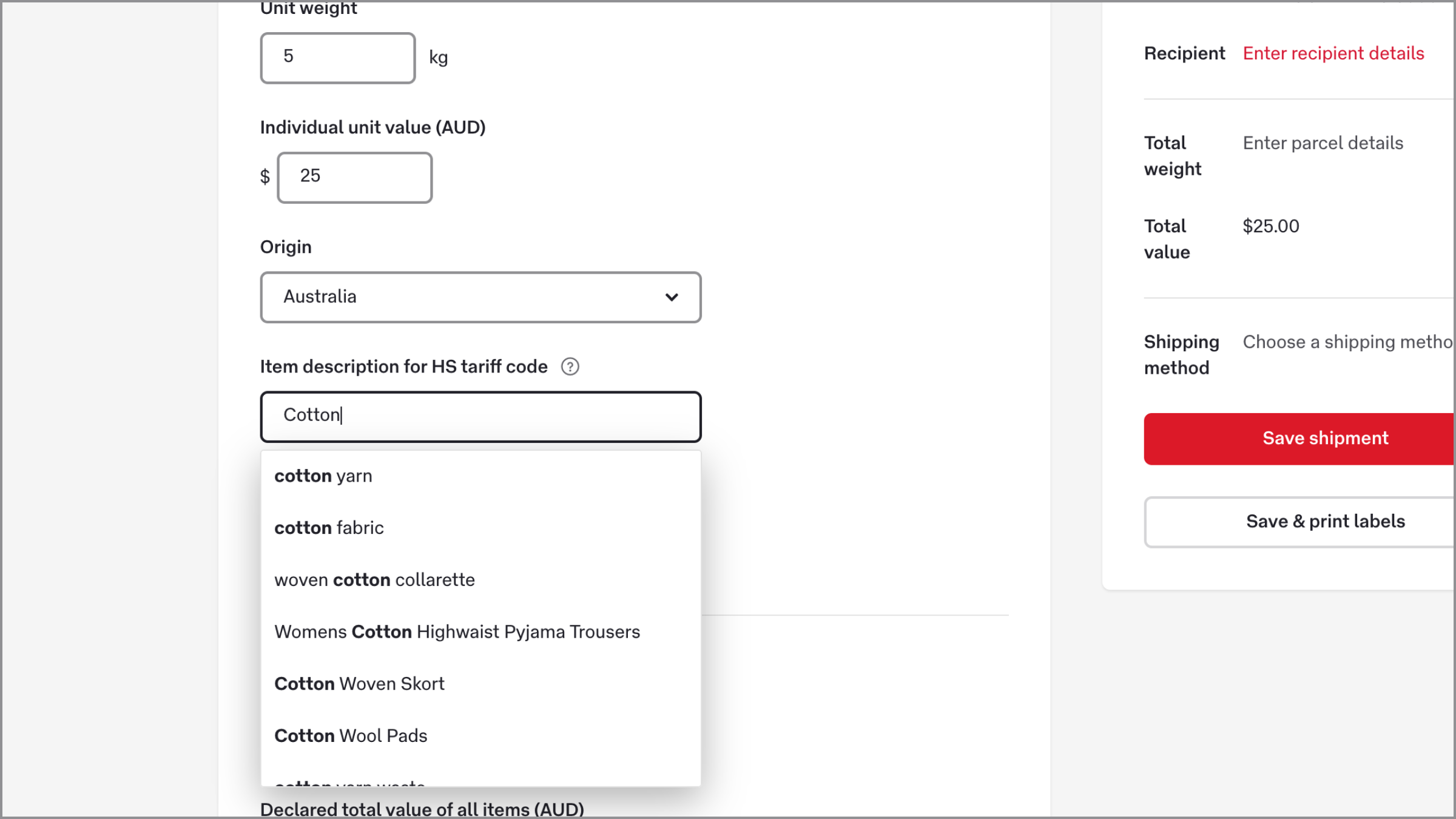 screenshot-send-an-international-shipment-hs-tariff-ap