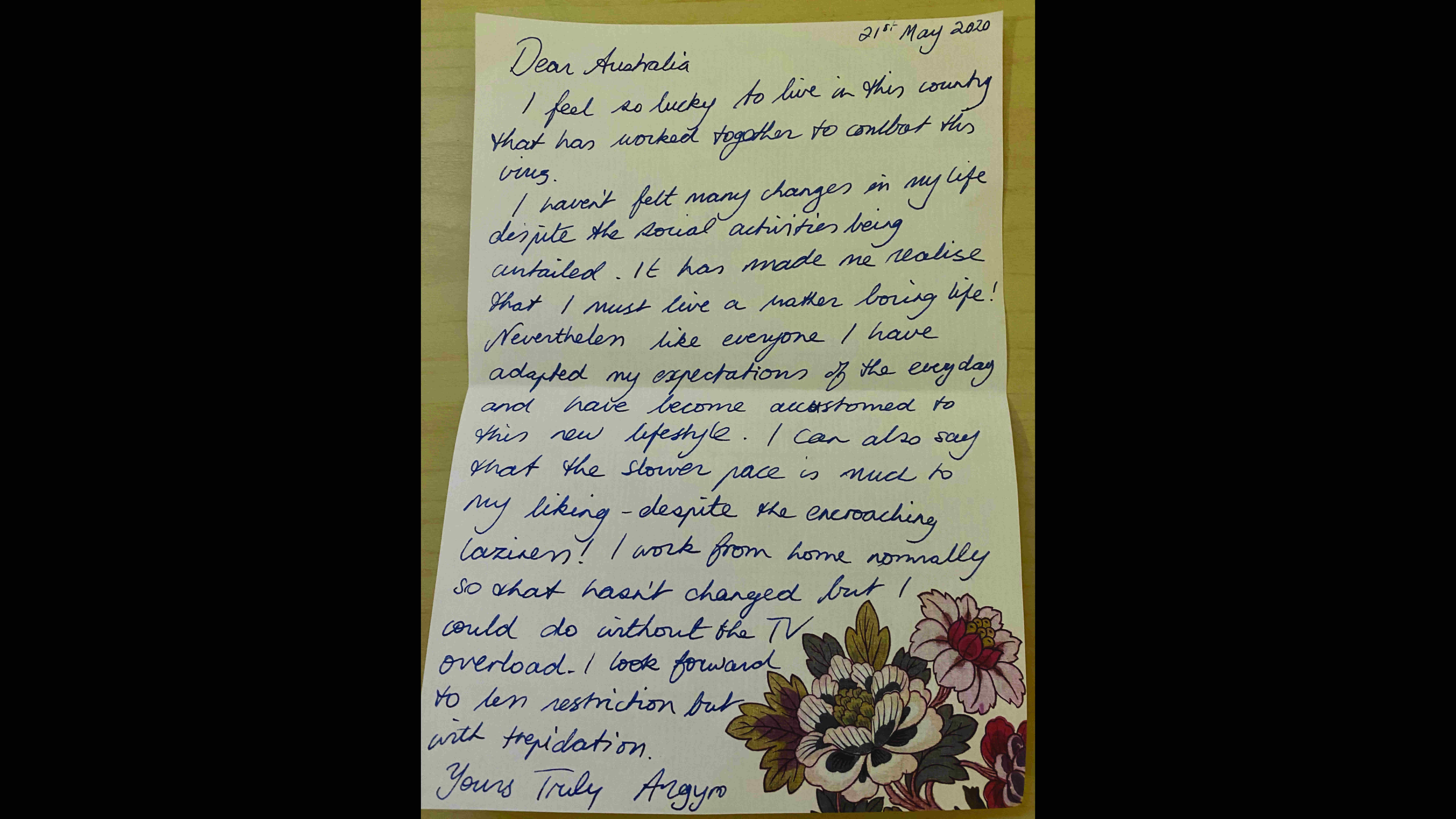 Dear Australia Australia Post