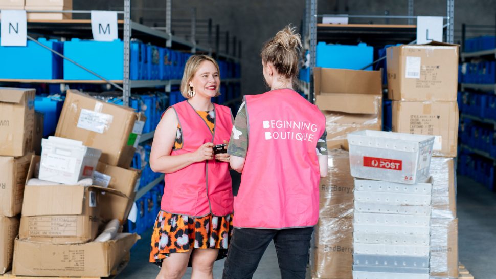 Beginning Boutique s fashion forward supply chain Australia Post