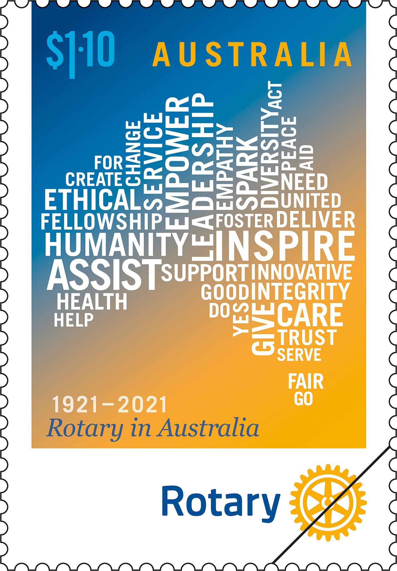 Rotary Australia 100 Years Australia Post