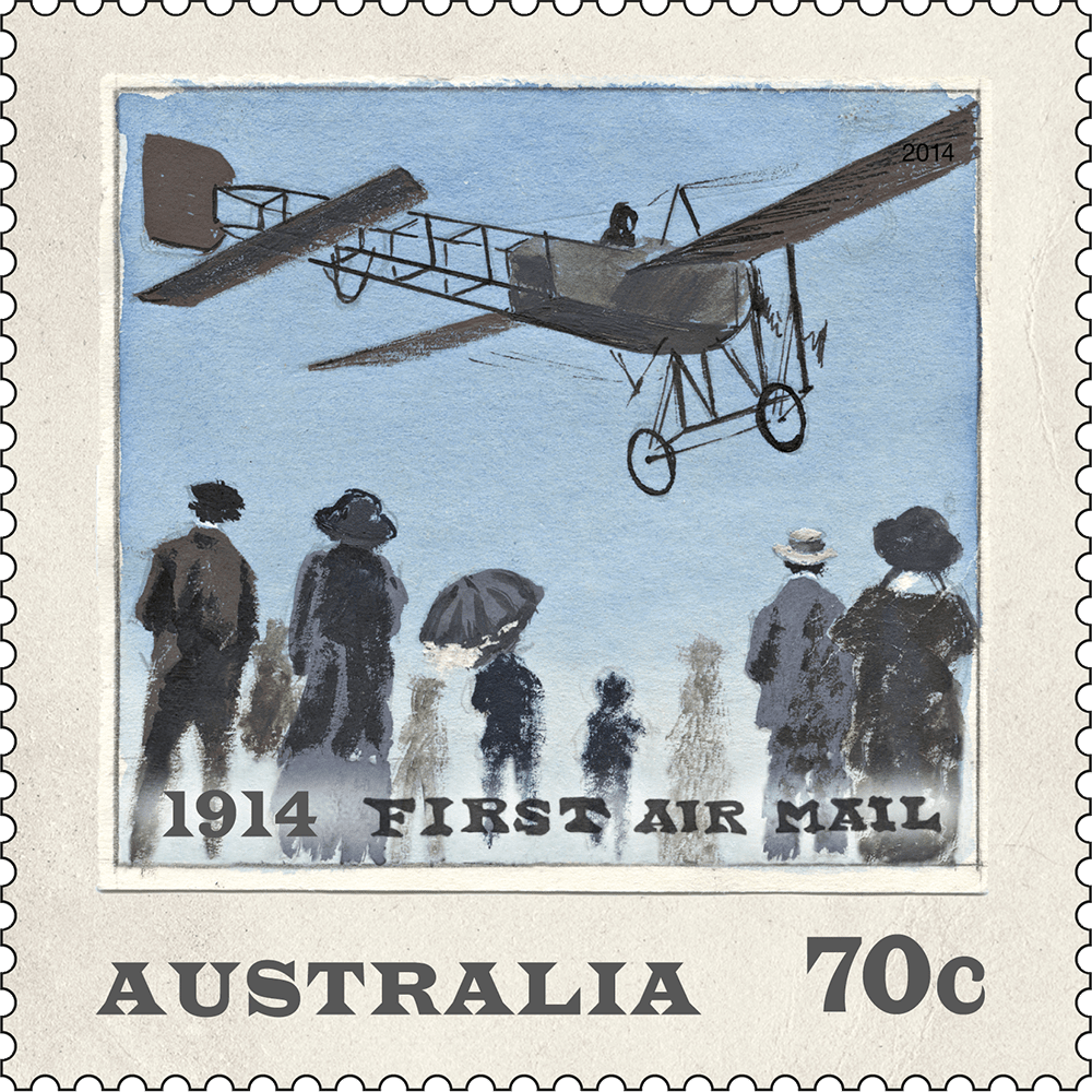 100th Anniversary Of First Air Mail - Australia Post