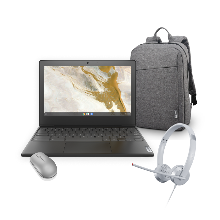 Lenovo IdeaPad 3 Chromebook Laptop Bundle