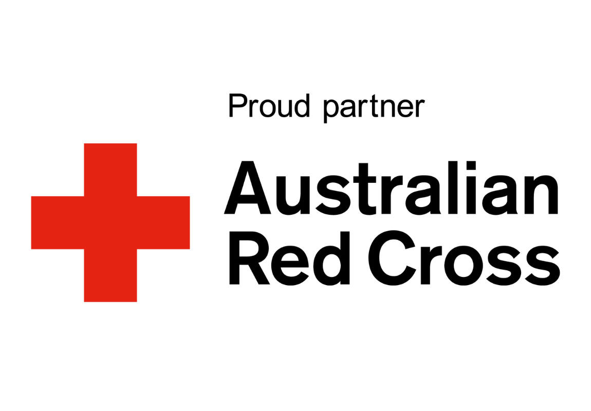 Proud partner Australian Red Cross Logo