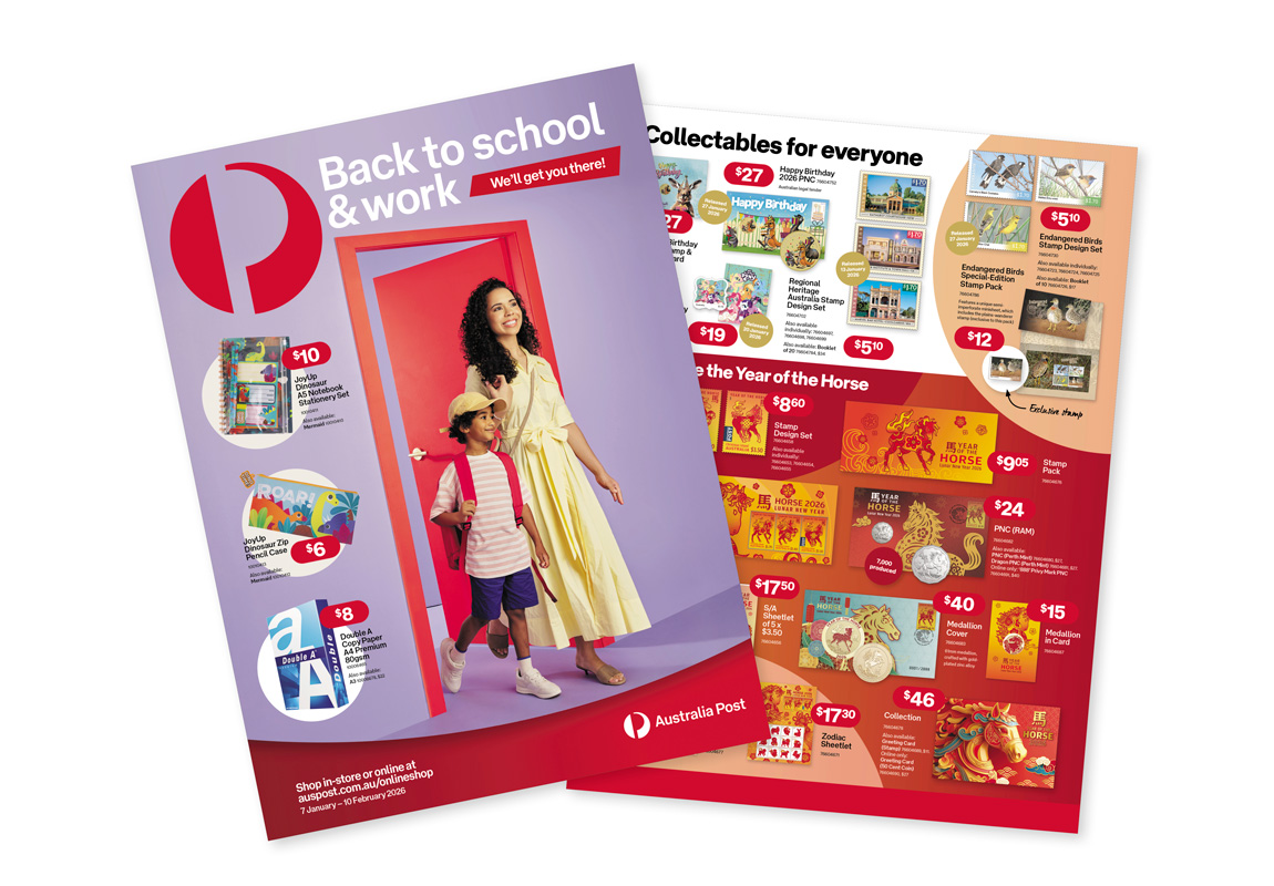Latest Australia Post catalogue.