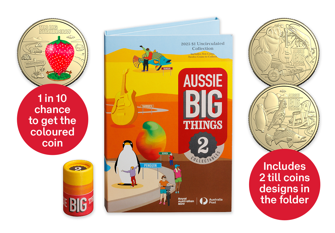 Aussie Big Things 2 12-coin and Folder set