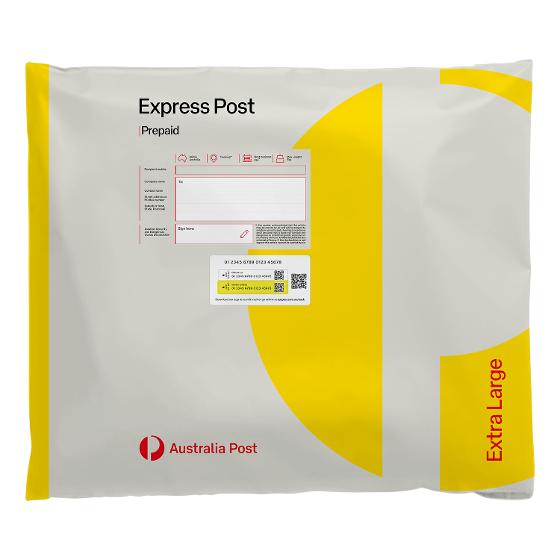 Express Post Prepaid Satchel Extra Large 10 Pack Express Post