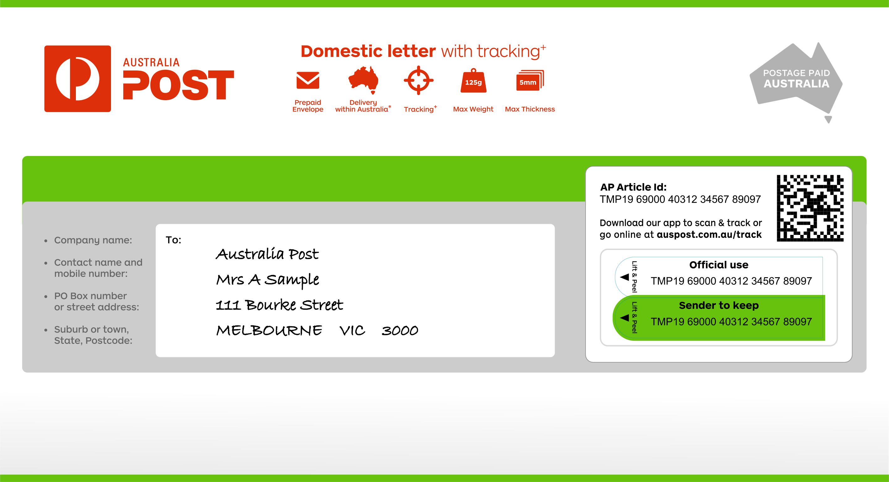 package tracking number