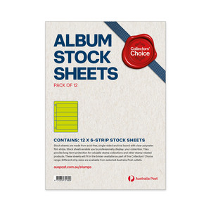 A4 Stock Sheets 12x 6-Strip product photo
