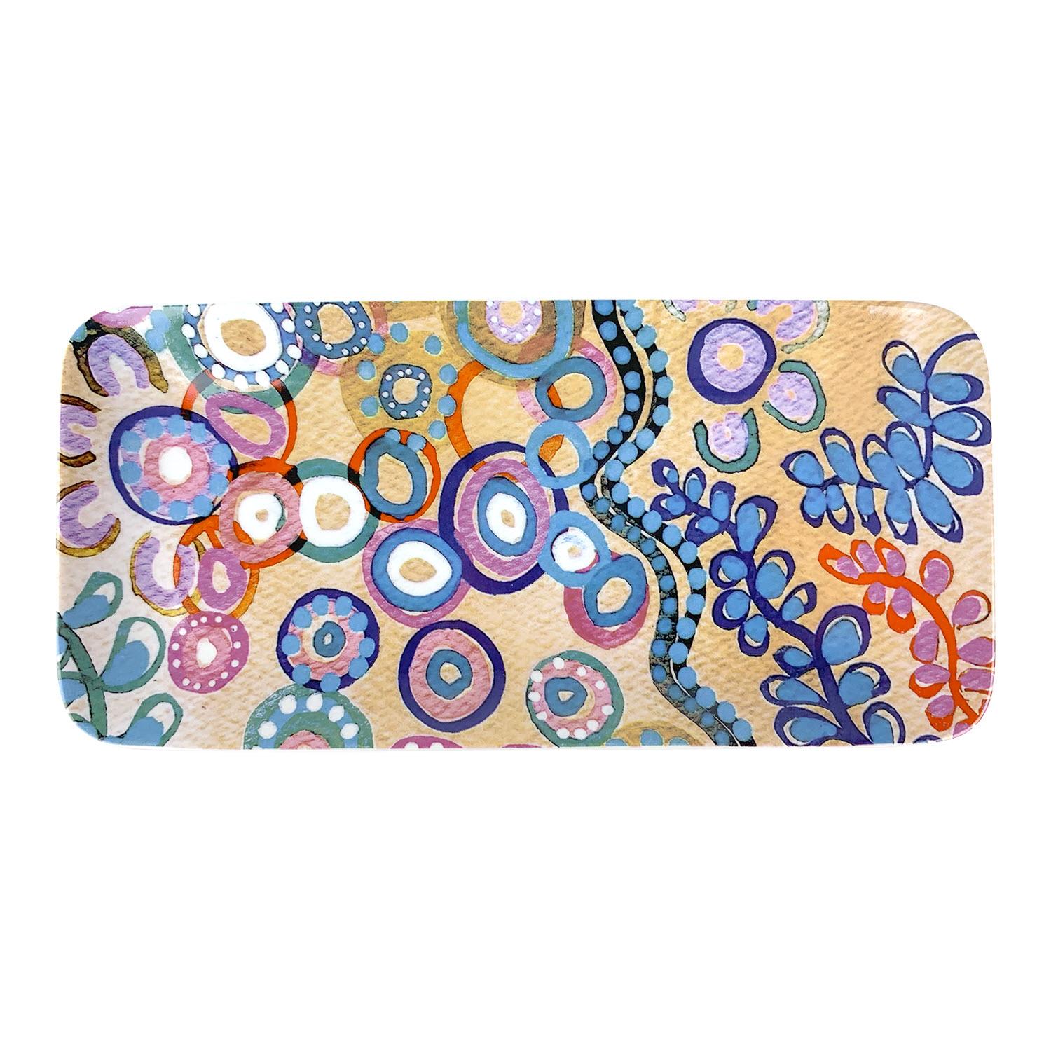 Lauren Rogers Porcelain Rectangular Platter 'Daintree & Reef' Kitchen