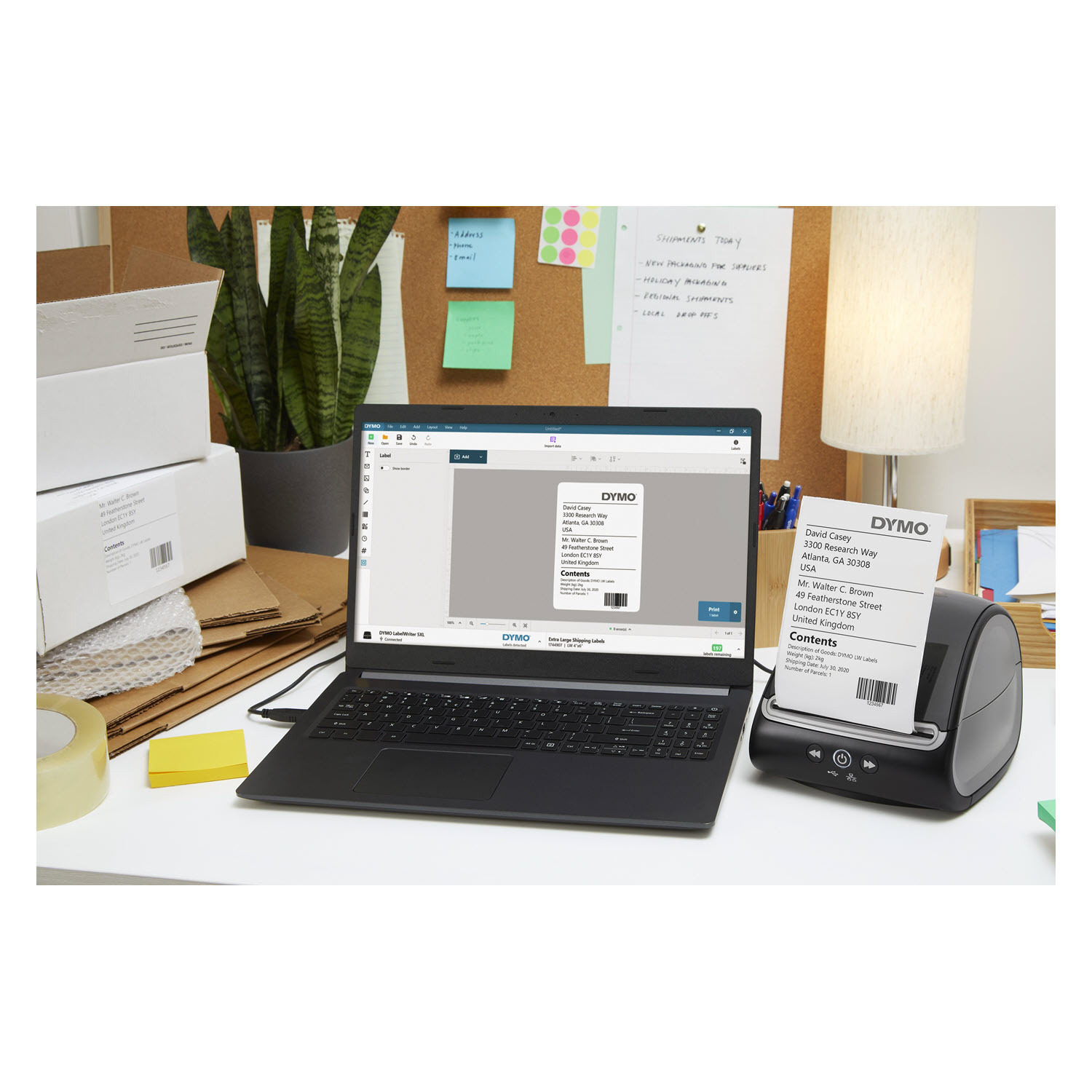 DYMO LabelWriter Shipping Labels (54 x 101mm) 6 Pack Office equipment