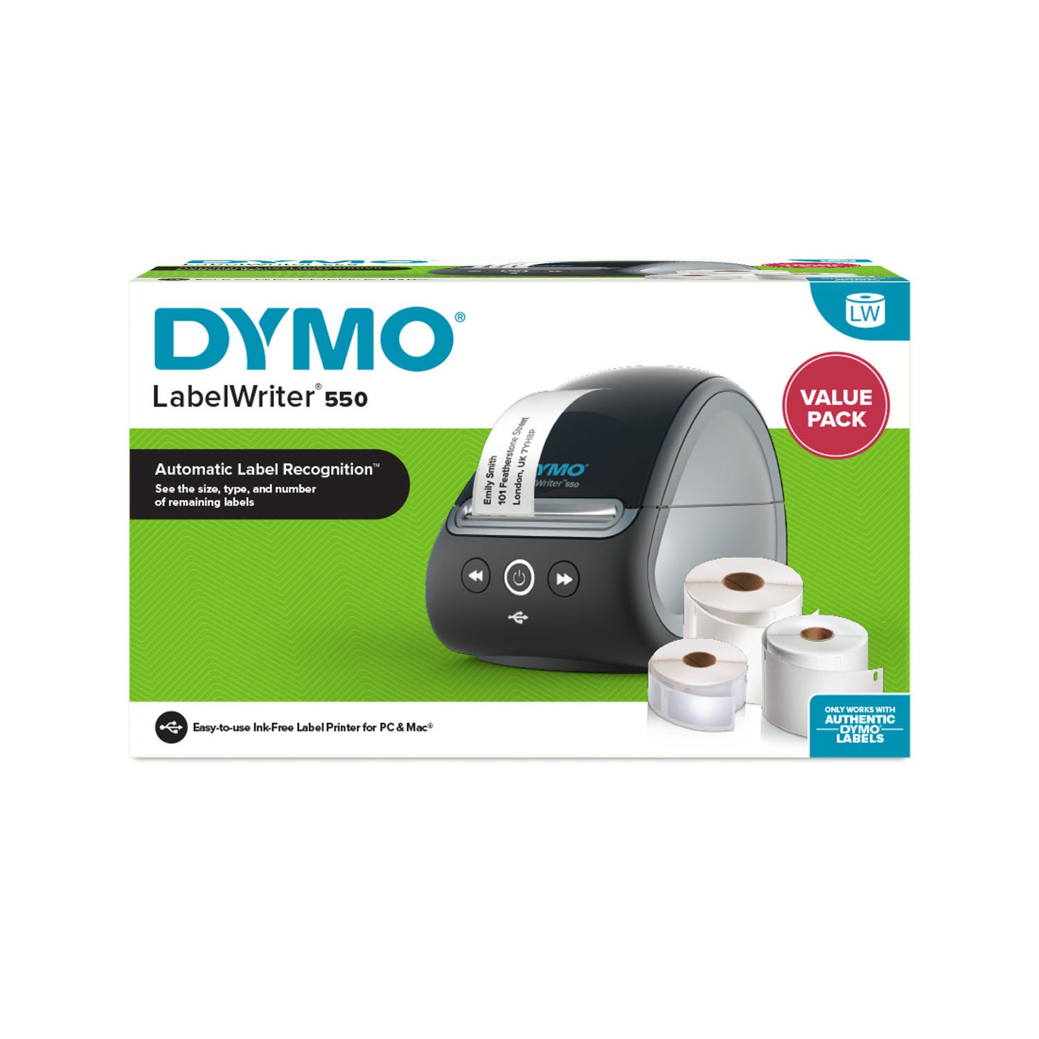 DYMO LabelWriter 550 Label Printer Value Pack Office equipment