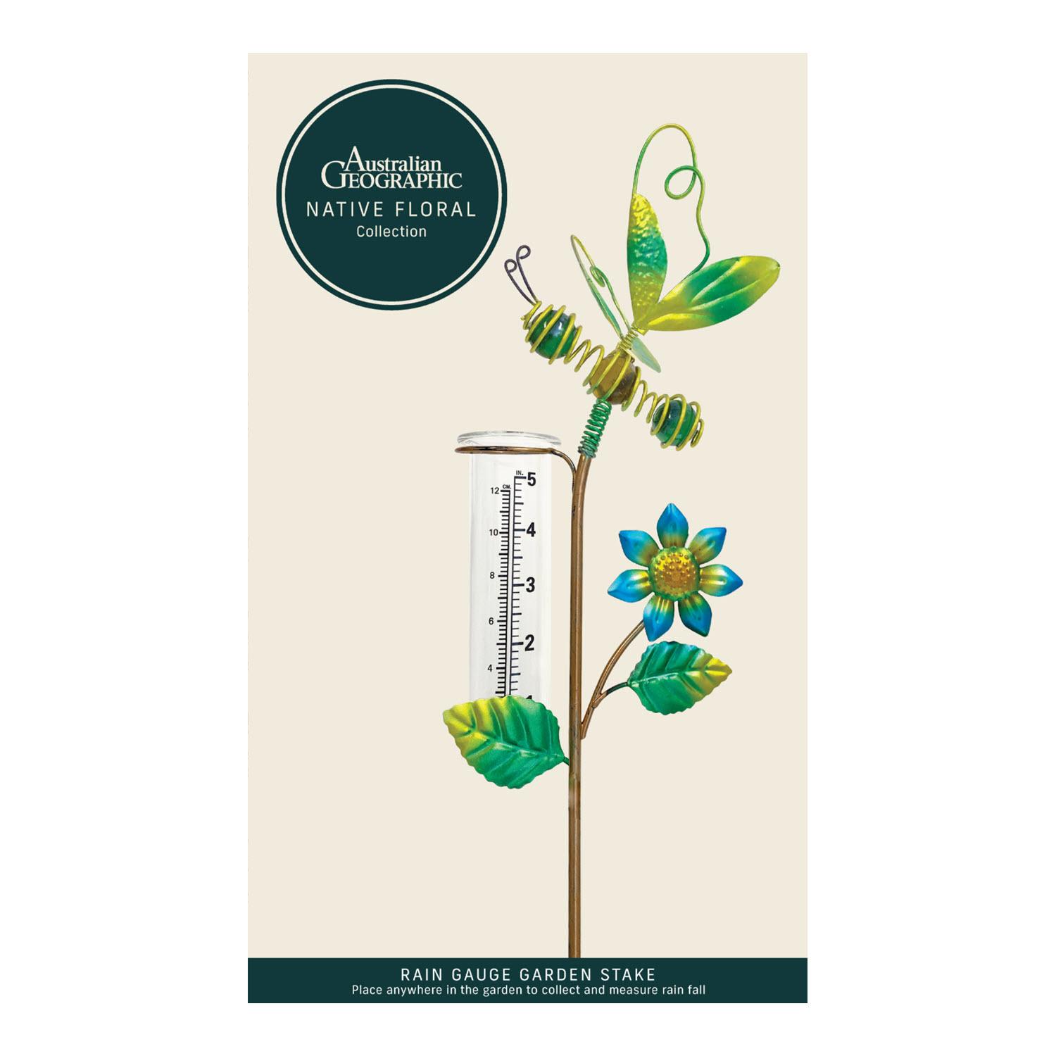 Australian Geographic 'Botanical' Rain Gauge Spring Homewares