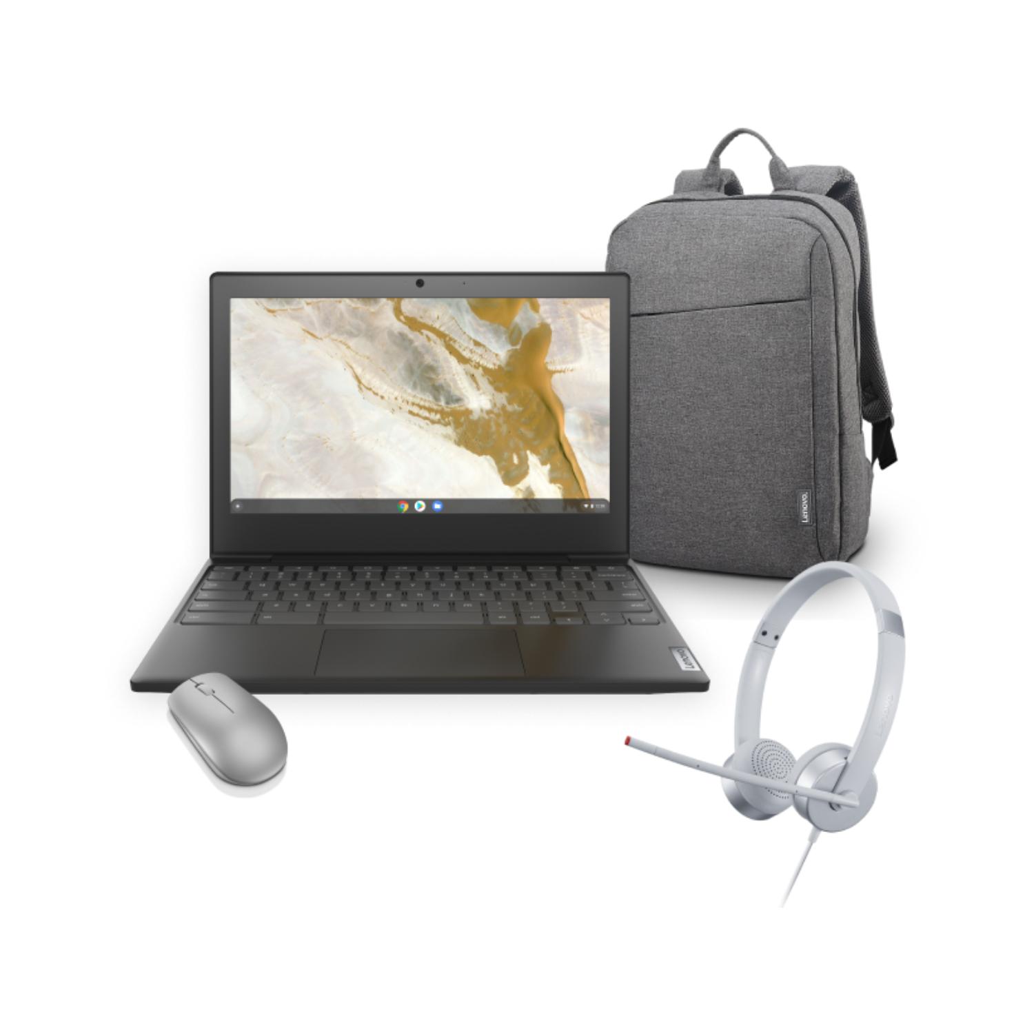 Lenovo IdeaPad 3 Chromebook Laptop Bundle - Computers