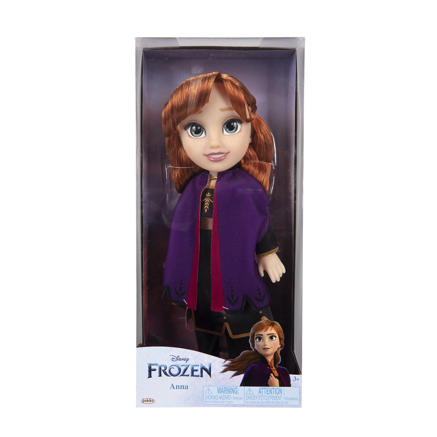 Frozen Toddler Doll Anna in Travel Dress Dolls and Action Figures