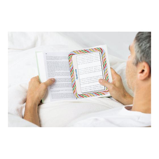 Eye Candy 4 Pack Full-Page Book Magnifier, As Seen on TV, Magnifies Up to 3X, Size: One Size