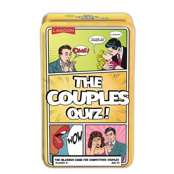 Lagoon Games Tin – The Couples Quiz! - Jigsaw Puzzles and Board Games