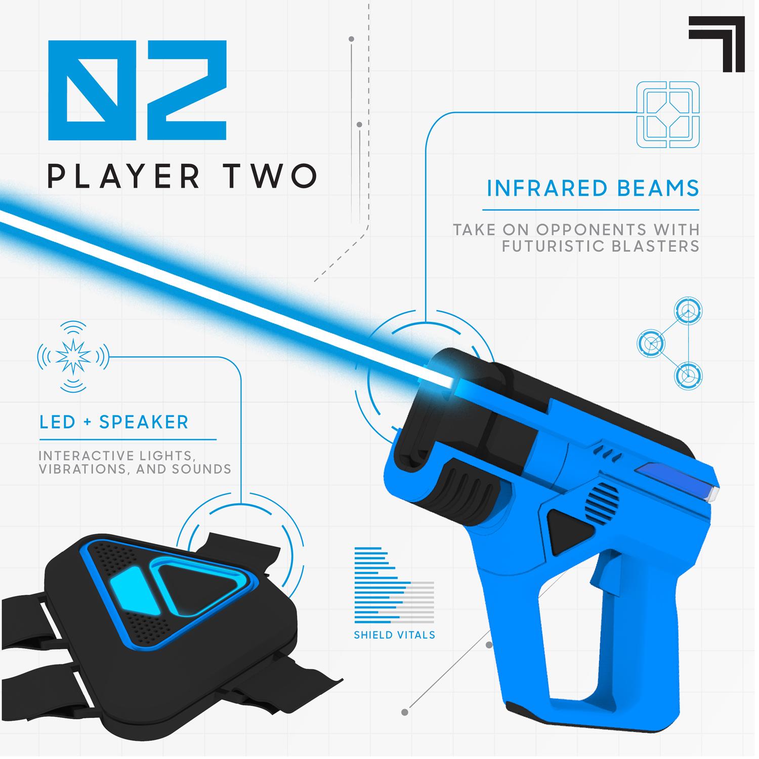 2 Player Laser Tag Shooting Game