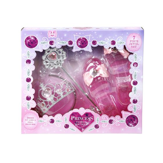 Princess Fashion Boutique Jewel Accessories Playset Pink Role Play Toys