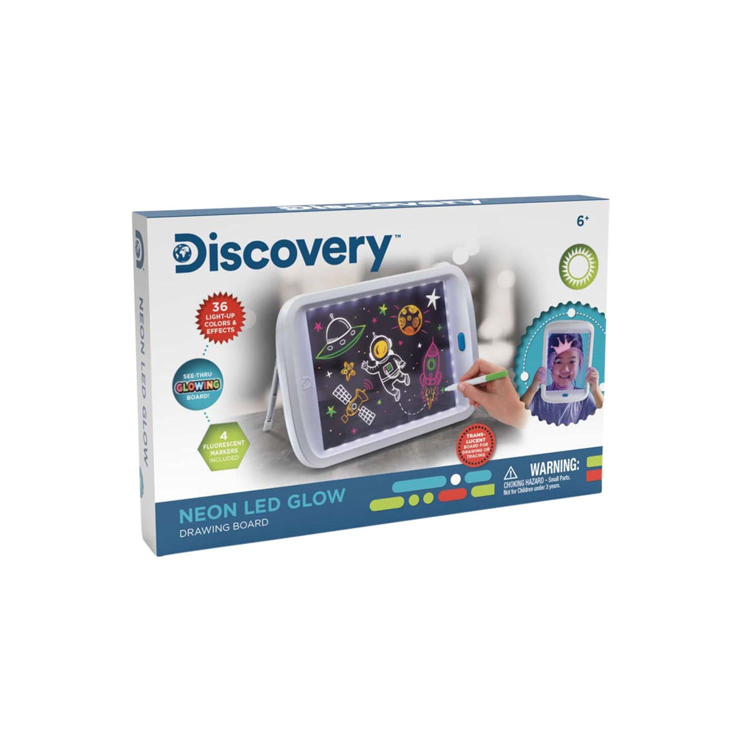Discovery Kids LED Neon Glow Drawing Light Board - 36 Different light up  Colors, 4 Neon Pens Price in India - Buy Discovery Kids LED Neon Glow Drawing  Light Board - 36