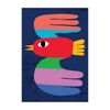 Cat MacInnes Greeting Cards 'Bright Bird' &ndash; Pack of 6 product photo Internal 1 THUMBNAIL