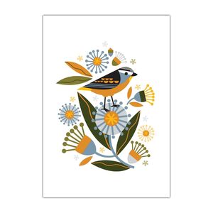 Natalie Marshall Greeting Cards 'Spotted Pardalote' &ndash; Pack of 6 product photo