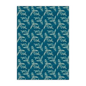 John Smith Gumbula Greeting Cards 'Shark' – Pack of 6 product photo
