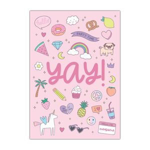 Eliza Wilson Greeting Cards 'Yay!' &ndash; Pack of 6 product photo