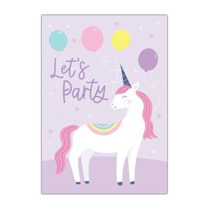 Eliza Wilson Greeting Cards 'Let's Party' &ndash; Pack of 6 product photo