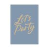 Eliza Wilson Greeting Cards 'Let's Party' &ndash; Pack of 6 product photo Internal 1 THUMBNAIL