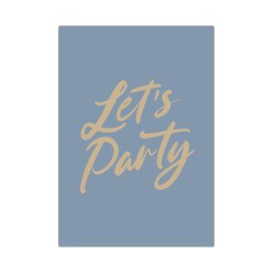 Eliza Wilson Greeting Cards 'Let's Party' – Pack of 6 product photo
