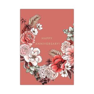 Shannon Cheung Greeting Cards 'Happy Anniversary' – Pack of 6 product photo