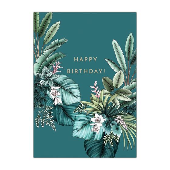 Shannon Cheung Greeting Cards 'Happy Birthday! Green' &ndash; Pack of 6 product photo Internal 1 DETAILS
