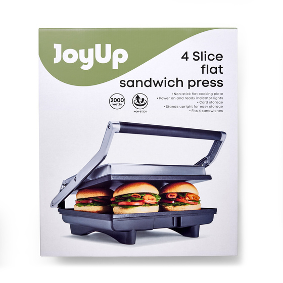JoyUp 4 Slice Flat Sandwich Press Home appliances