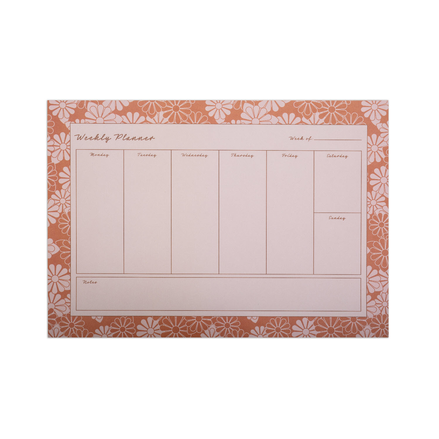 Every Avenue A4 Weekly Desk Planner - Stationery