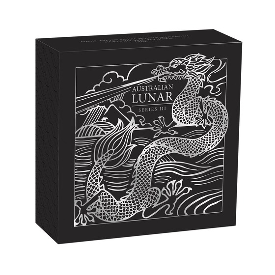 2024 Australian Lunar Series III &ndash; Year of the Dragon 1oz Silver Proof High Relief Coin product photo Internal 3 DETAILS