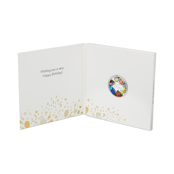 2024 Happy Birthday 1oz Silver Proof Coin product photo Internal 4 DETAILS