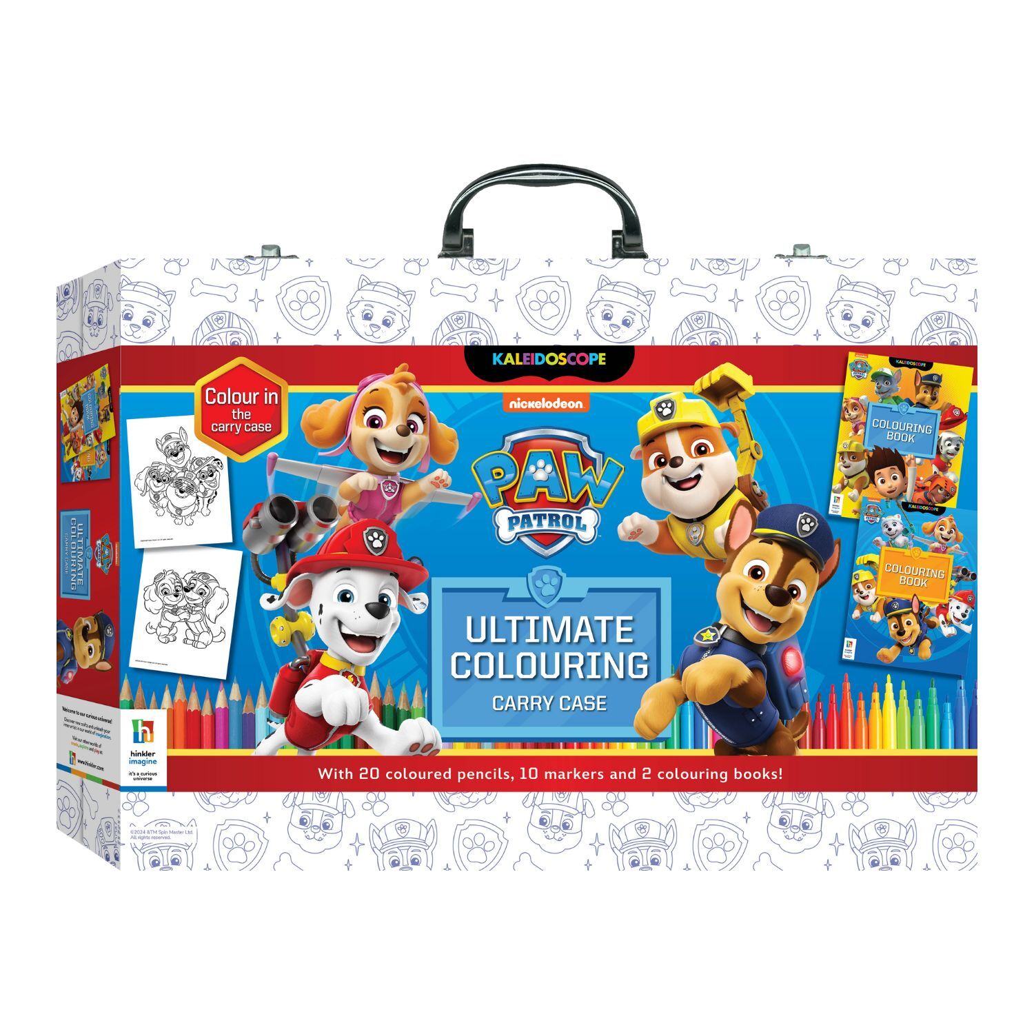 Paw Patrol Kreativset Mit Buntstiften, Aufklebern Und Malbuchern Im Rucksack P410638
