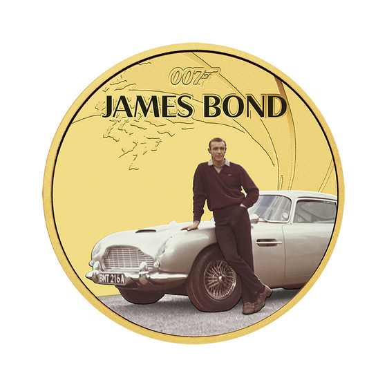 James Bond Sean Connery Siver Proof Seven-Coin Collection product photo Internal 1 DETAILS