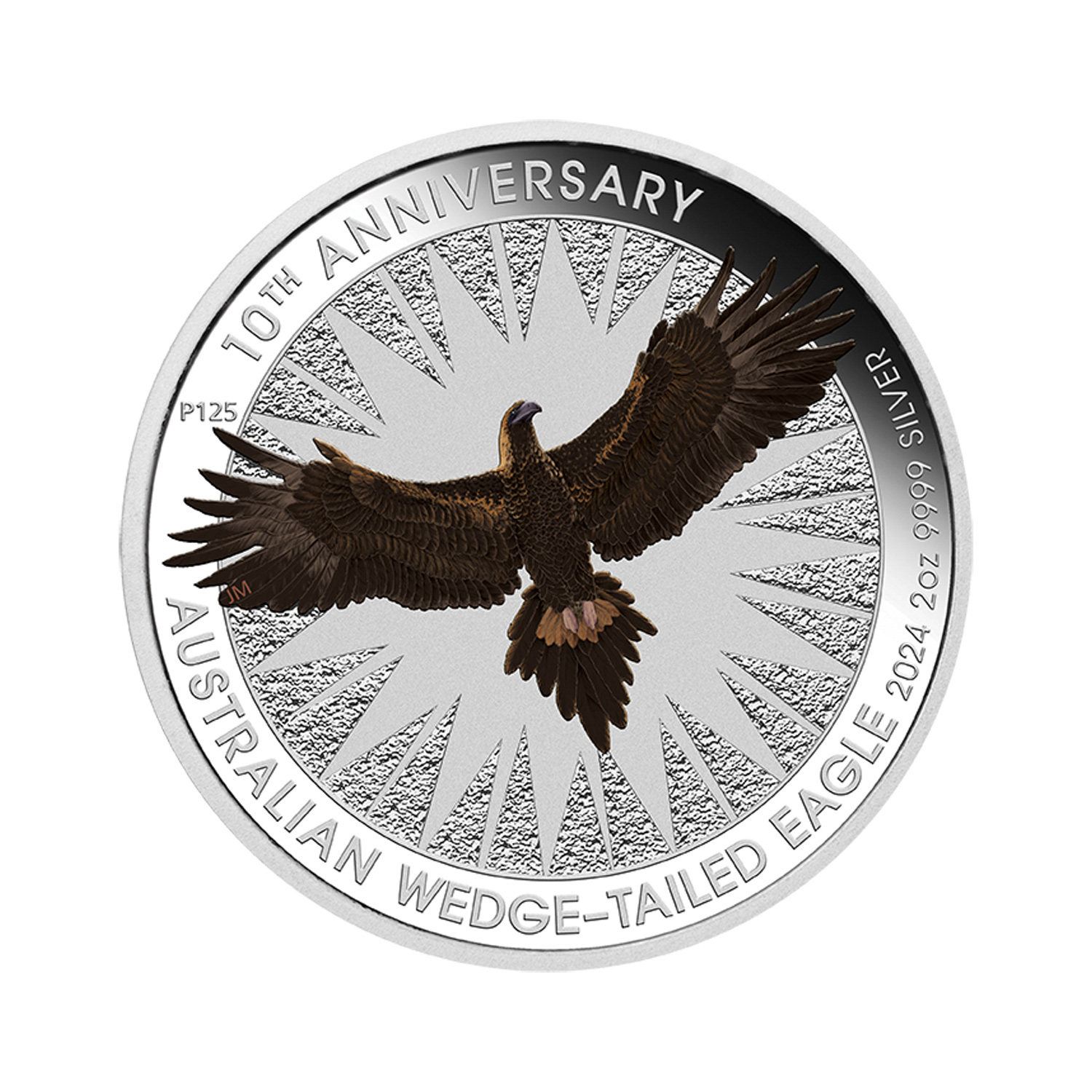 2024 Australian Wedge-Tailed Eagle 10th Anniversary 2oz Silver