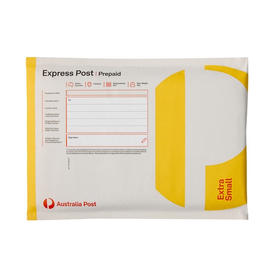 Express Post Prepaid Padded Mailer Extra Small &ndash; 10 Pack product photo Internal 2 DETAILS