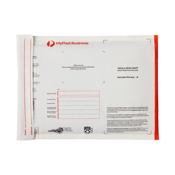 MyPost Business Flat Rate Padded Mailer Extra Small &ndash; 10 Pack product photo Internal 1 DETAILS
