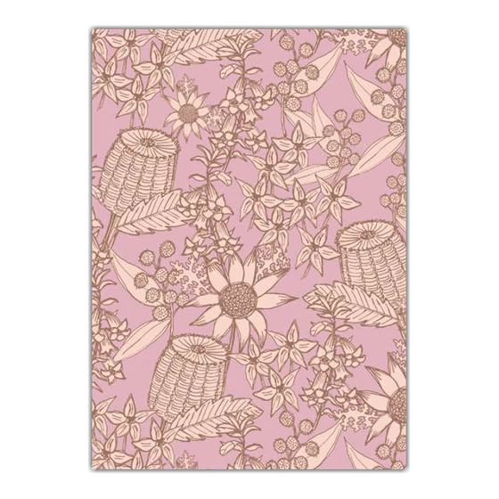 Dancing with Juniper Greeting Cards 'Wildflower' &ndash; Pack of 6 product photo Internal 1 DETAILS
