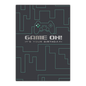 Eliza Wilson Greeting Cards 'Gamer' &ndash; Pack of 6 product photo