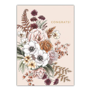 Shannon Cheung Greeting Cards 'Congratulations' &ndash; Pack of 6 product photo