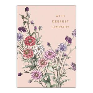 Shannon Cheung Greeting Cards 'Deepest Sympathy' &ndash; Pack of 6 product photo